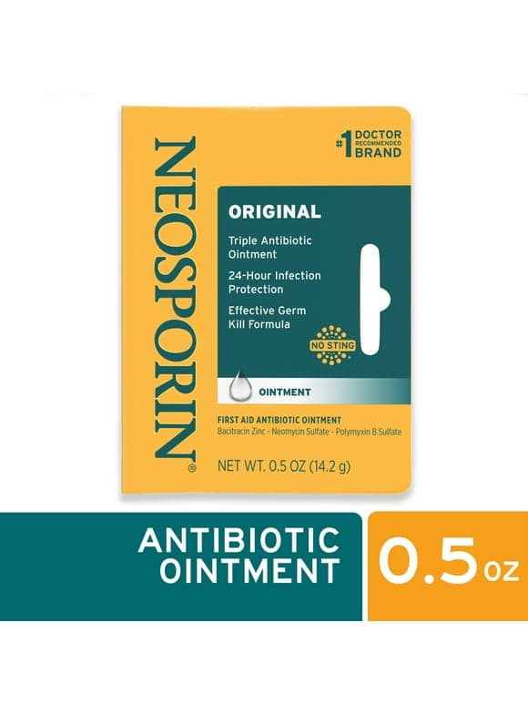 Neosporin Original First Aid Antibiotic Bacitracin Ointment,.5 oz